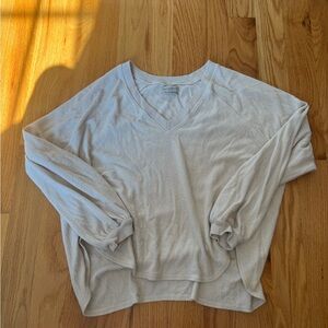 Urban Outfitters Cream V-Neck Sweater